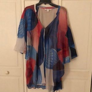 Diane von furstenburg butterfly sleeve/tunic dress